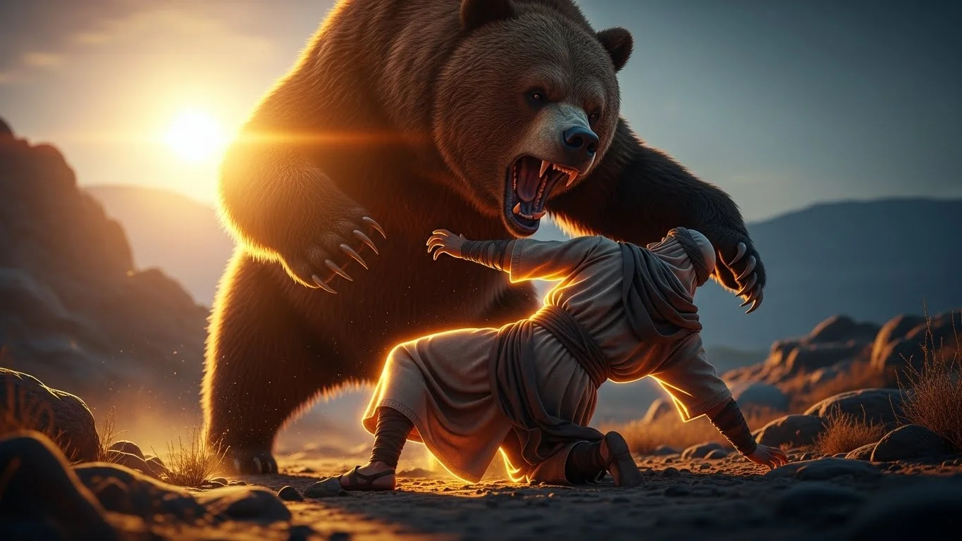 dream about bear attack meaning and interpretation