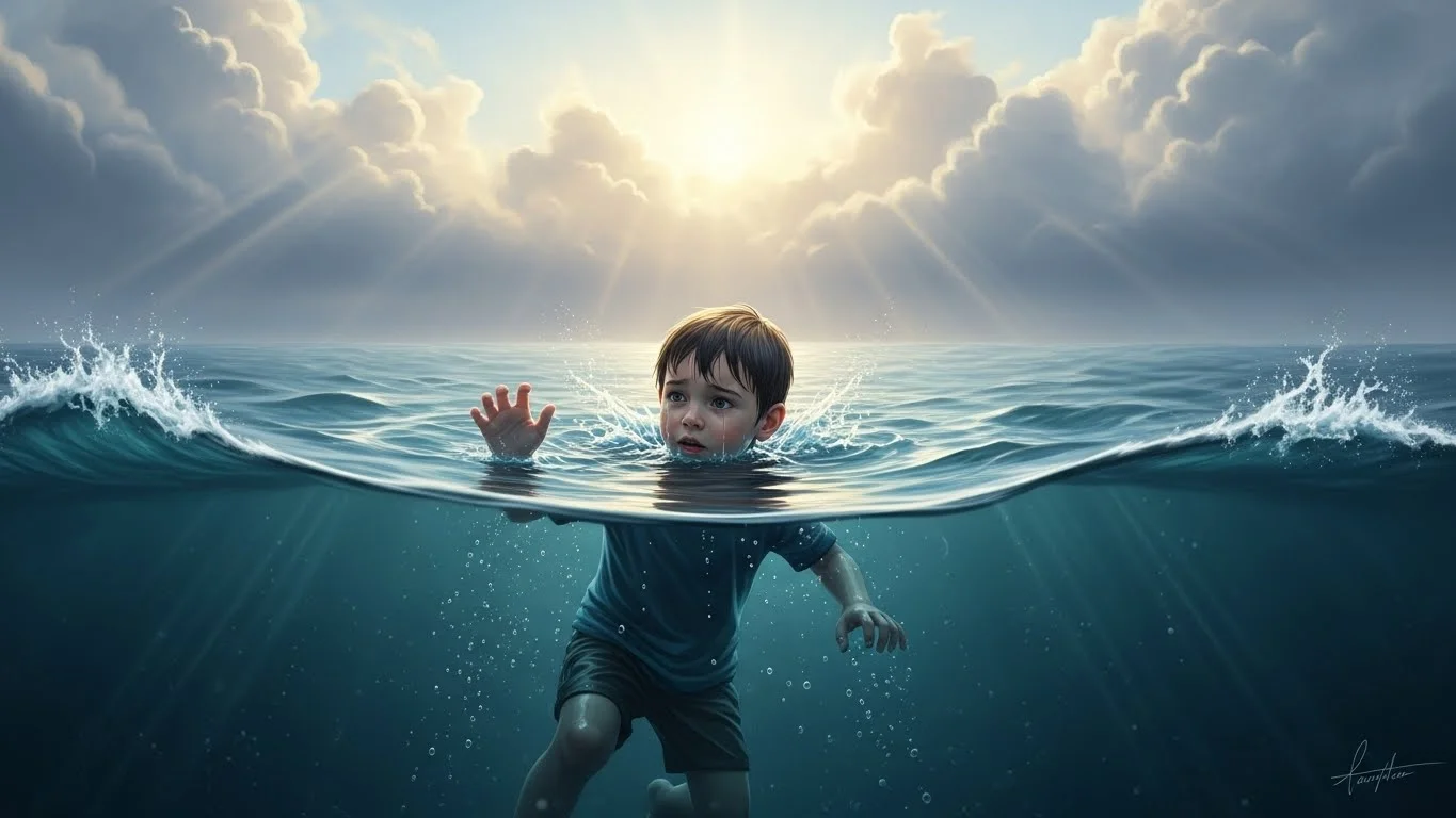 dream about drowning son