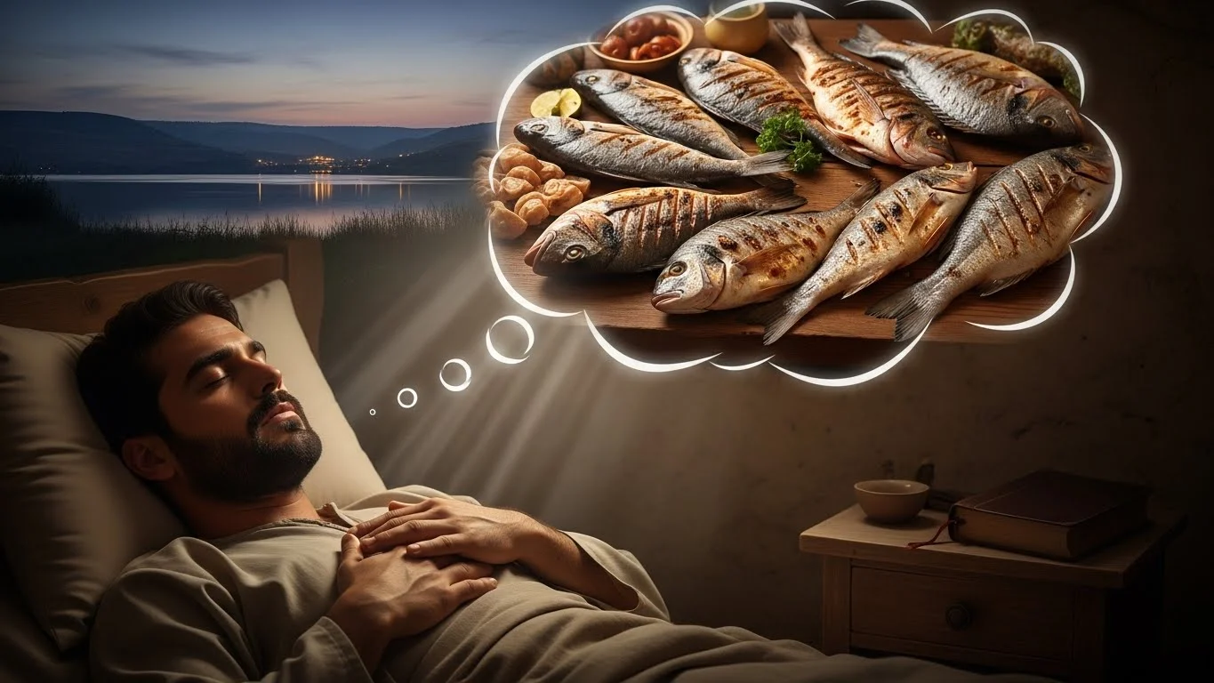 dream about eating fish
