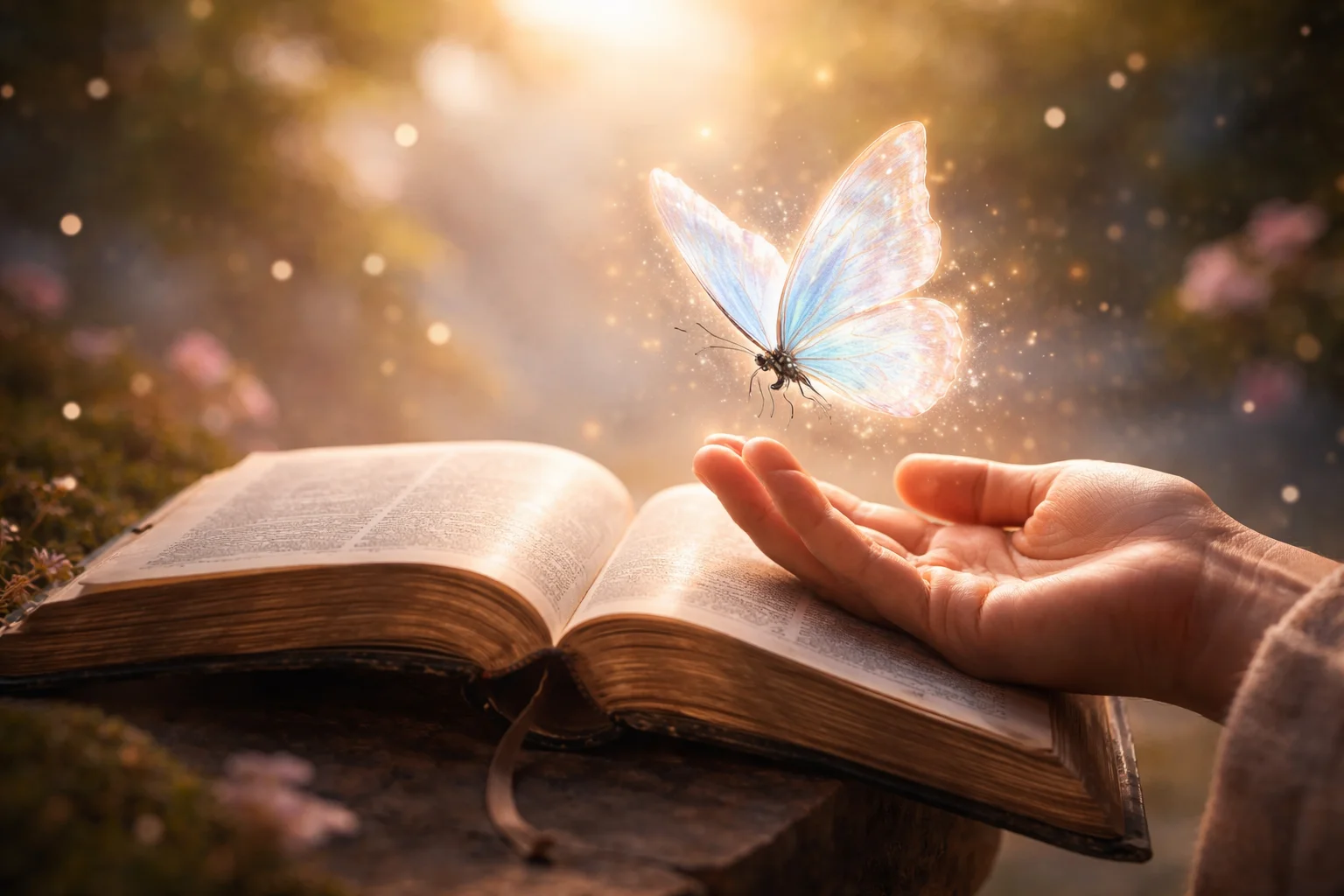 dream butterfly landing me