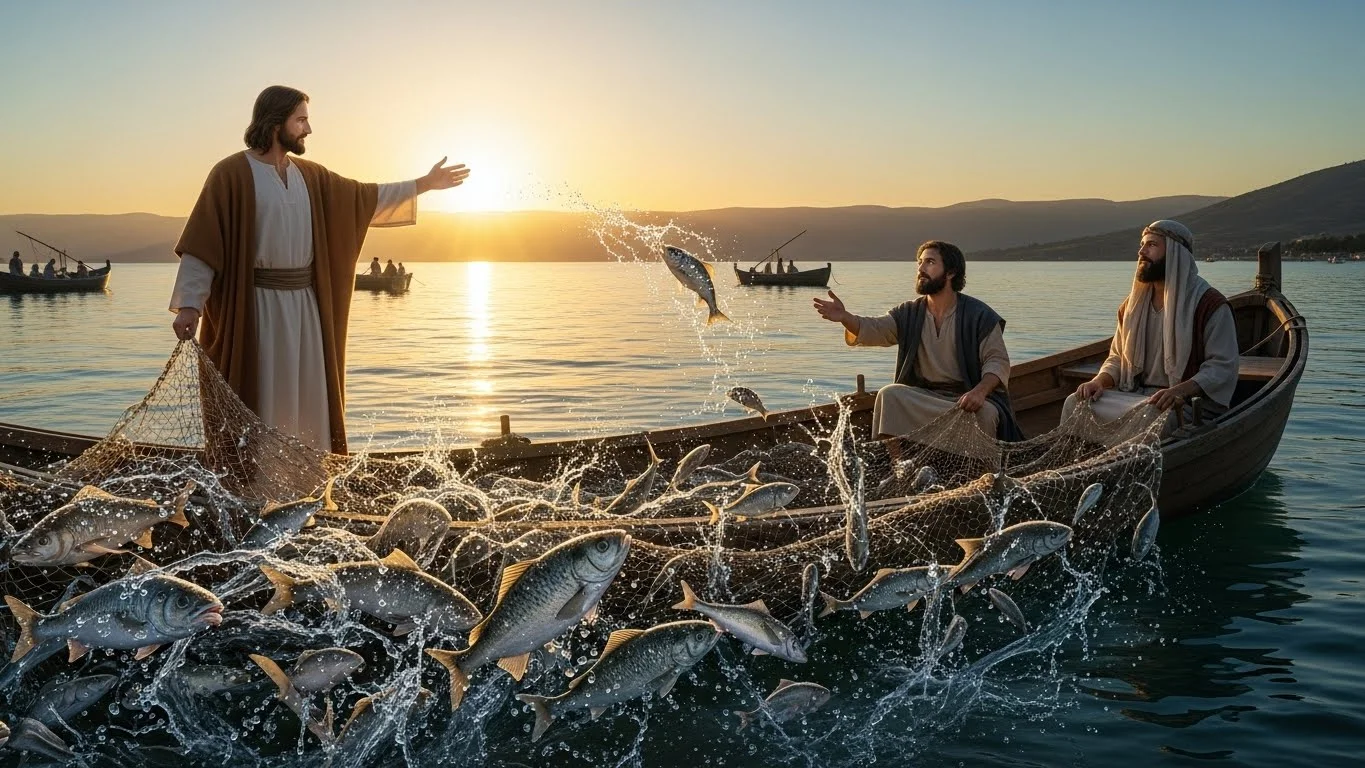 dream of catching fish