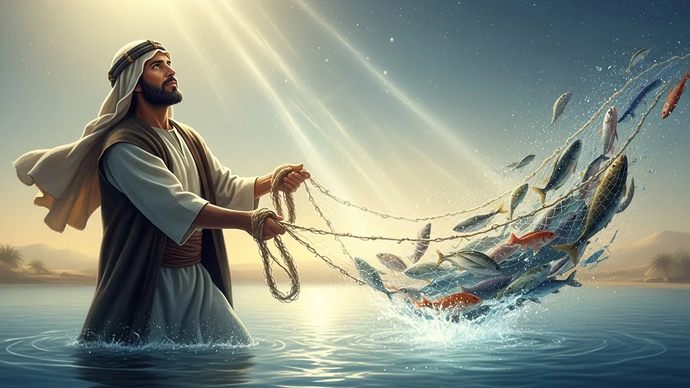 dream of catching fish