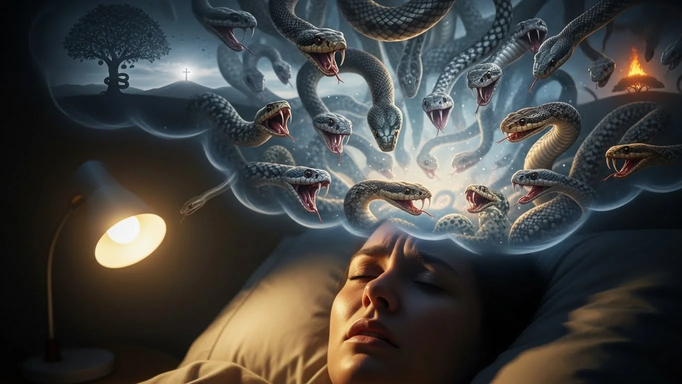 dreaming of snakes attacking