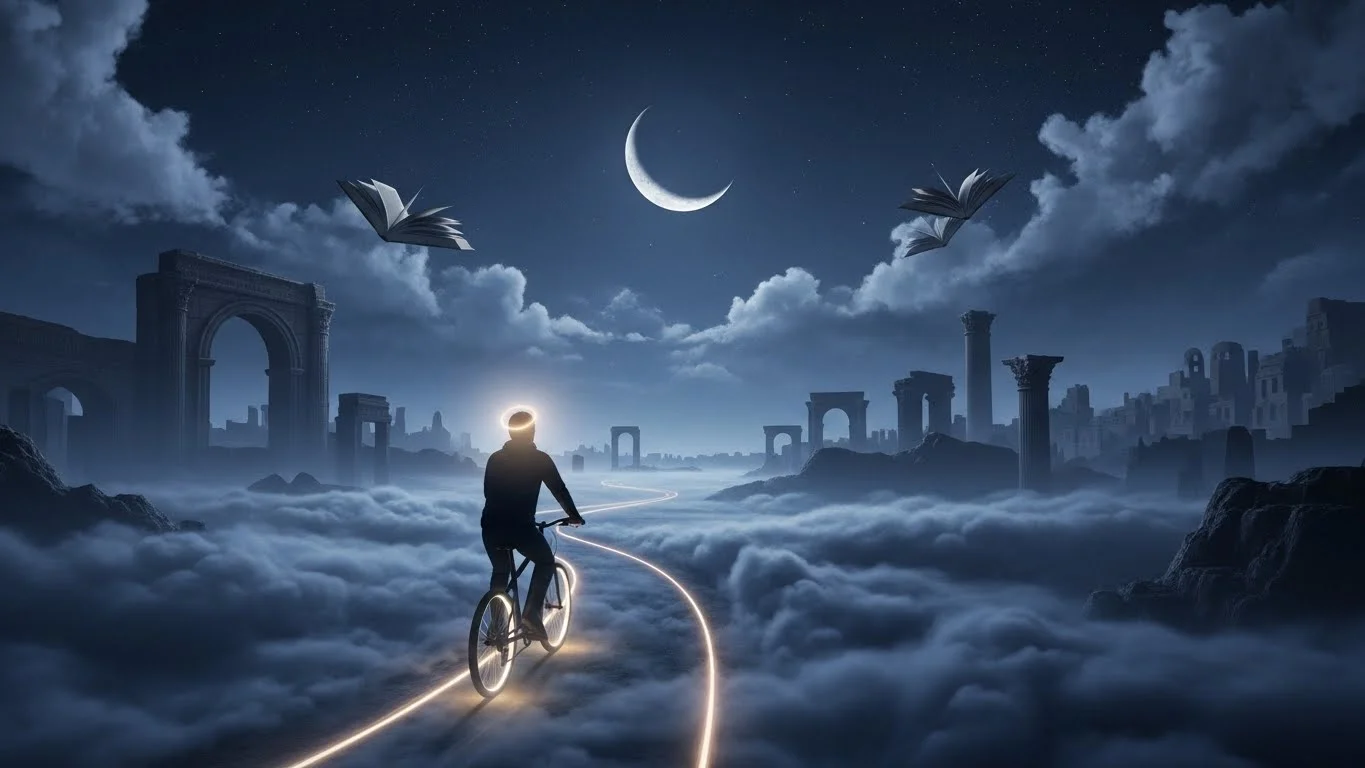 dreams about riding bike in dark