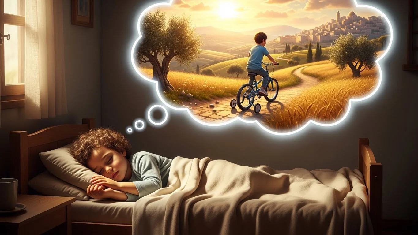 dreams of riding a bike