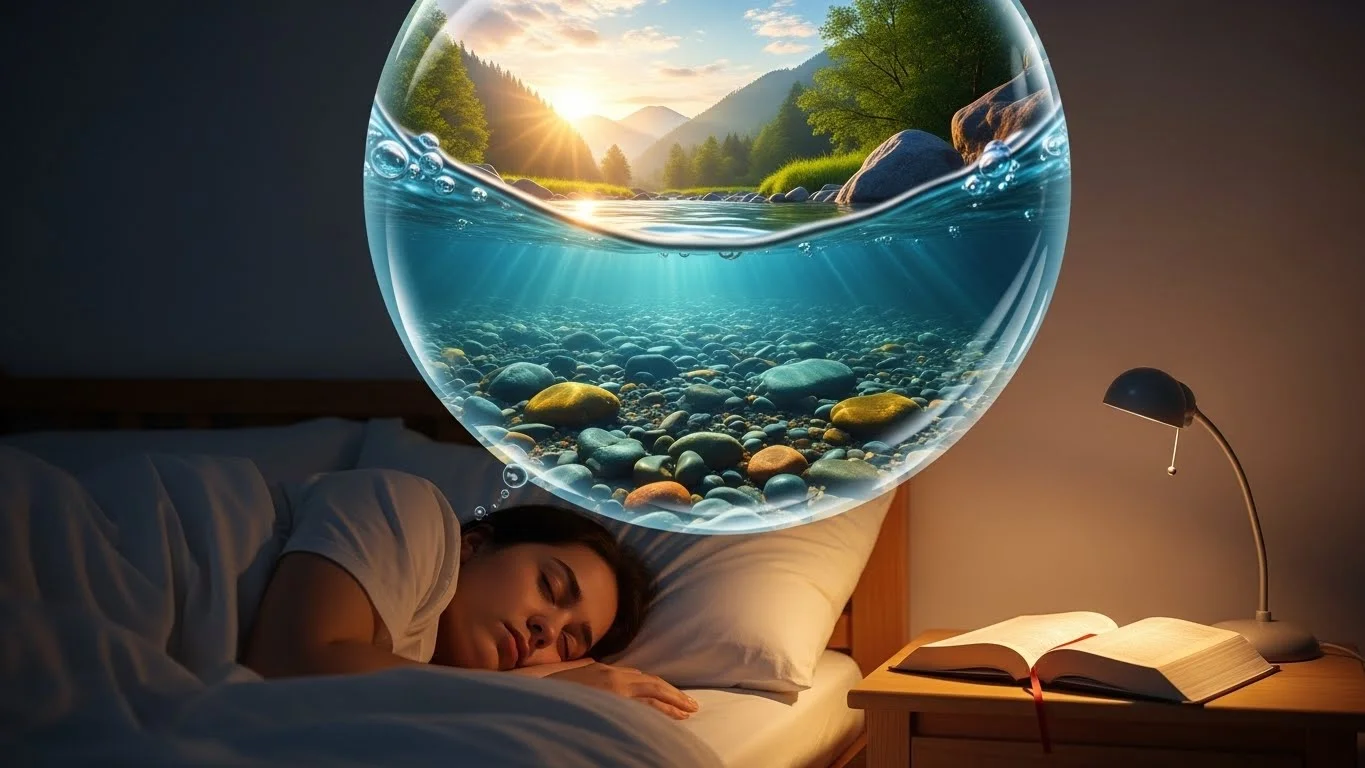 seeing water in dream is good or bad
