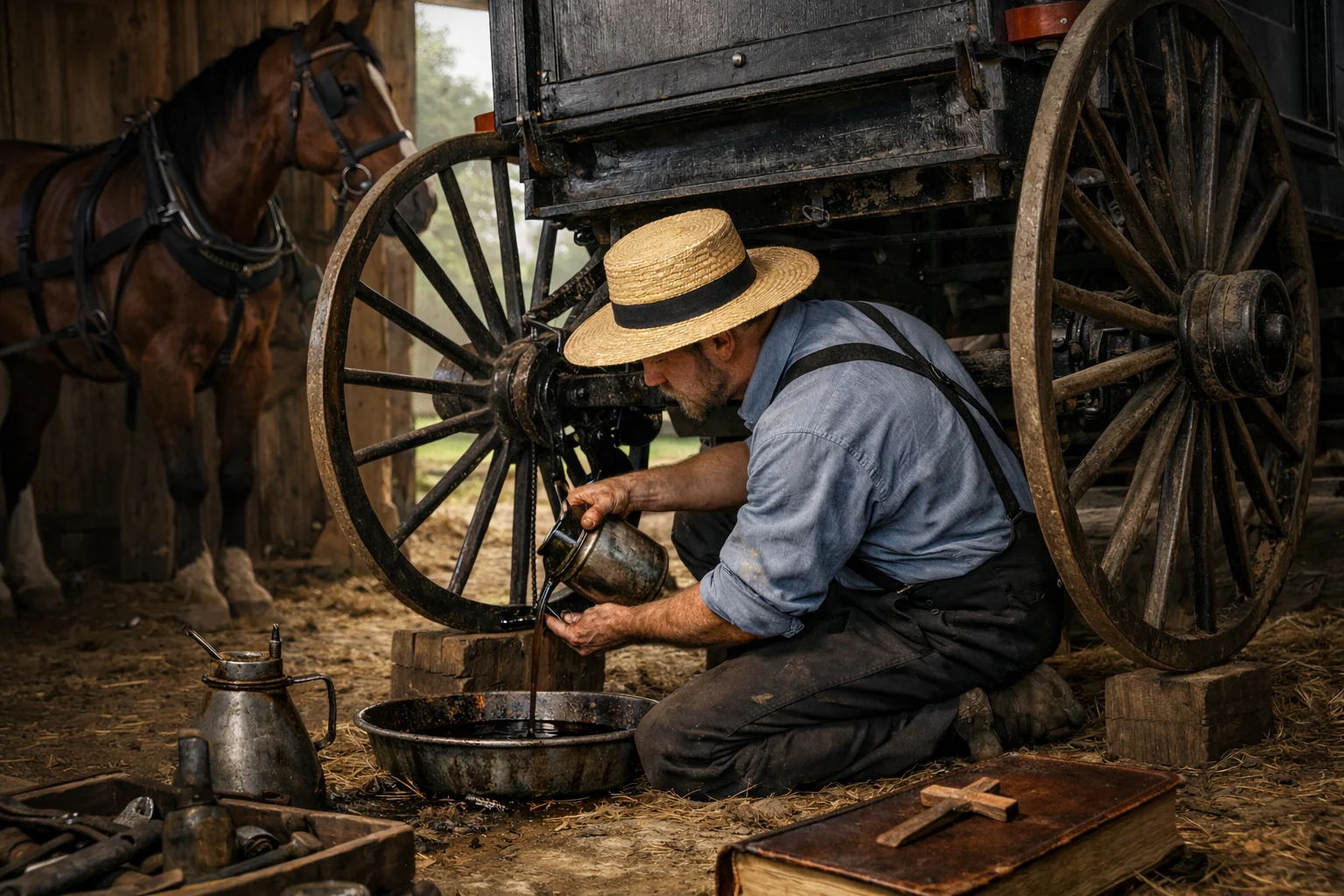 Amish Oil Change Meaning