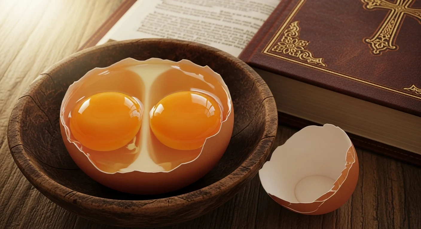 Biblical Meaning of a Double Yolk Egg