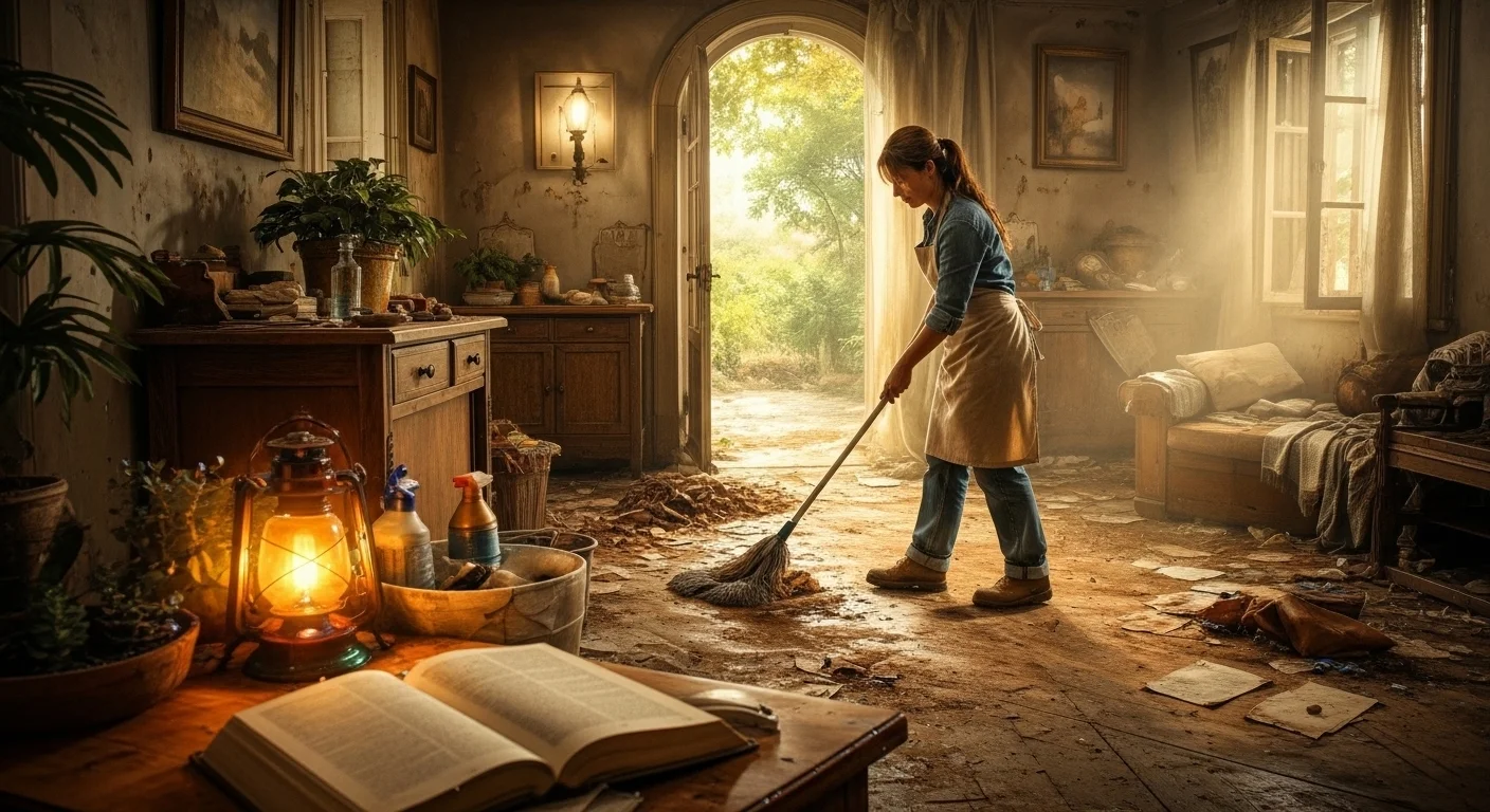 Biblical and Spiritual Meaning of Cleaning a Dirty House in a Dream