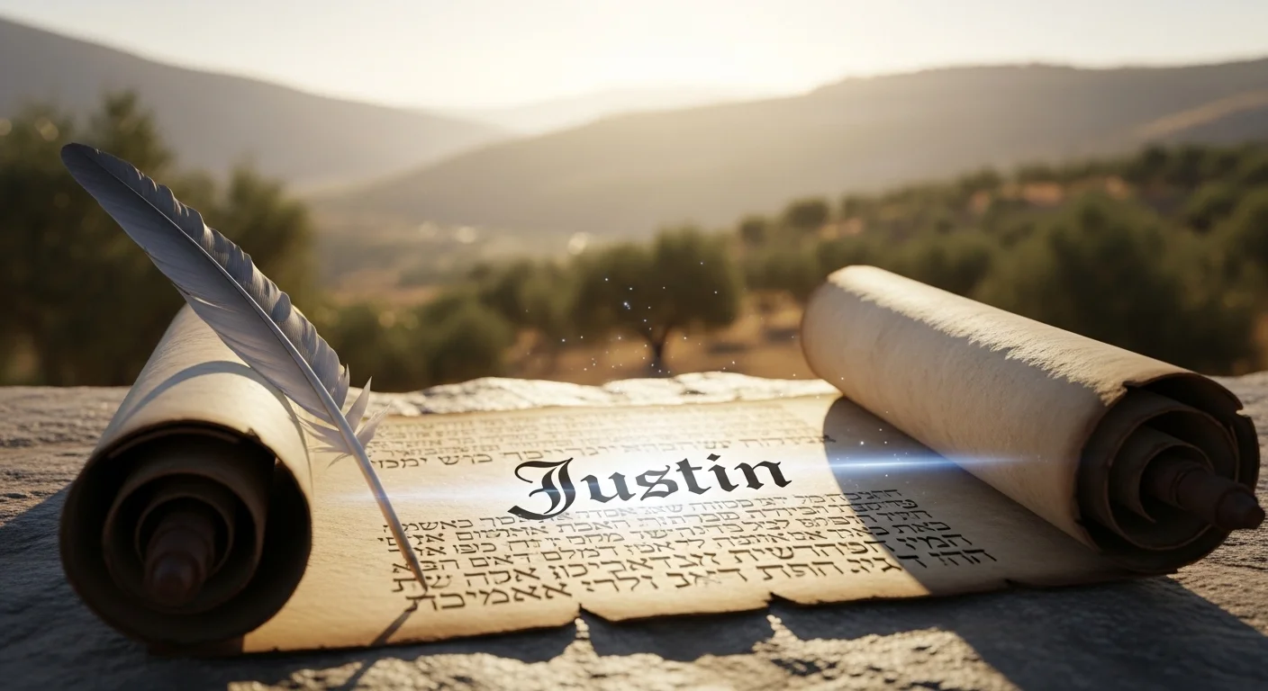 Justin Biblical Meaning