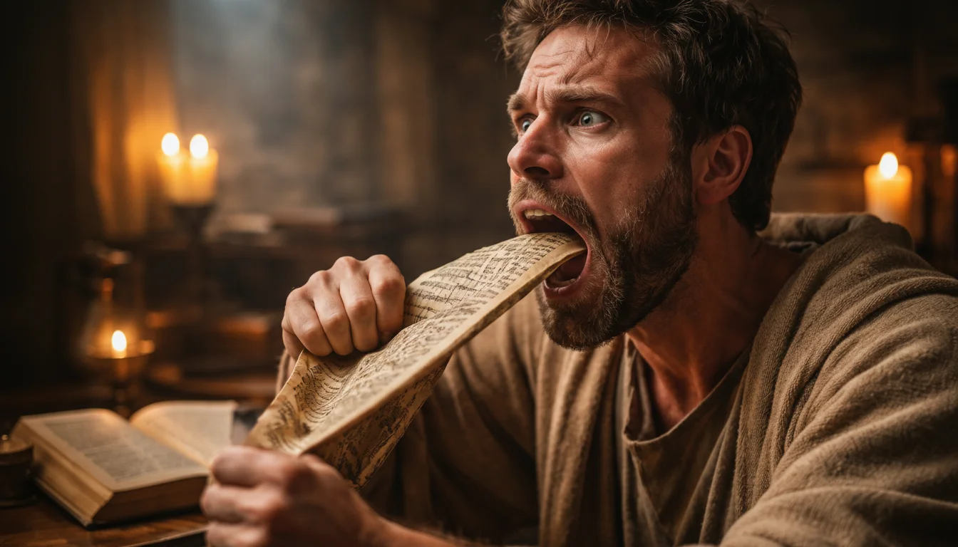 pulling something out mouth